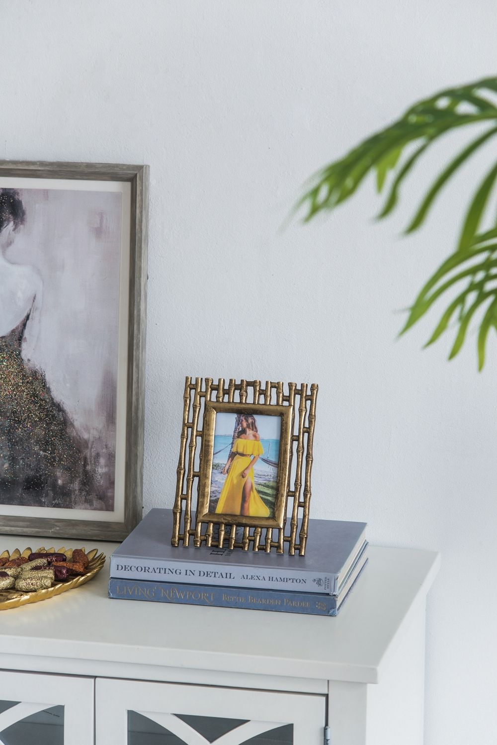 Photo Resin Frame, Opening (Set of 2) - Gold by HouseOfZazla