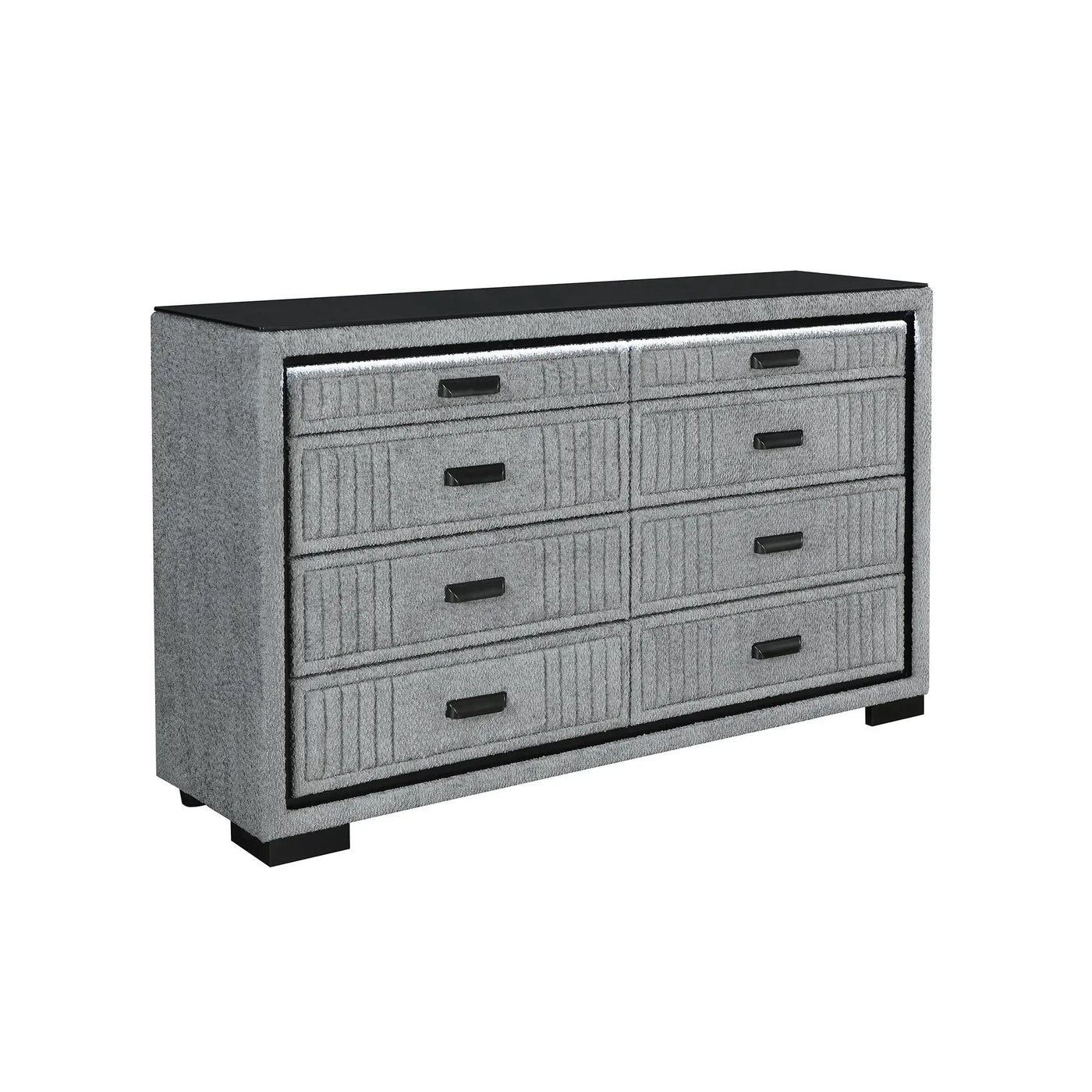 Isaiah - 5 Piece Bedroom Set With TV Lift-LED, Speakers And Fireplace by Unique Piece Furniture