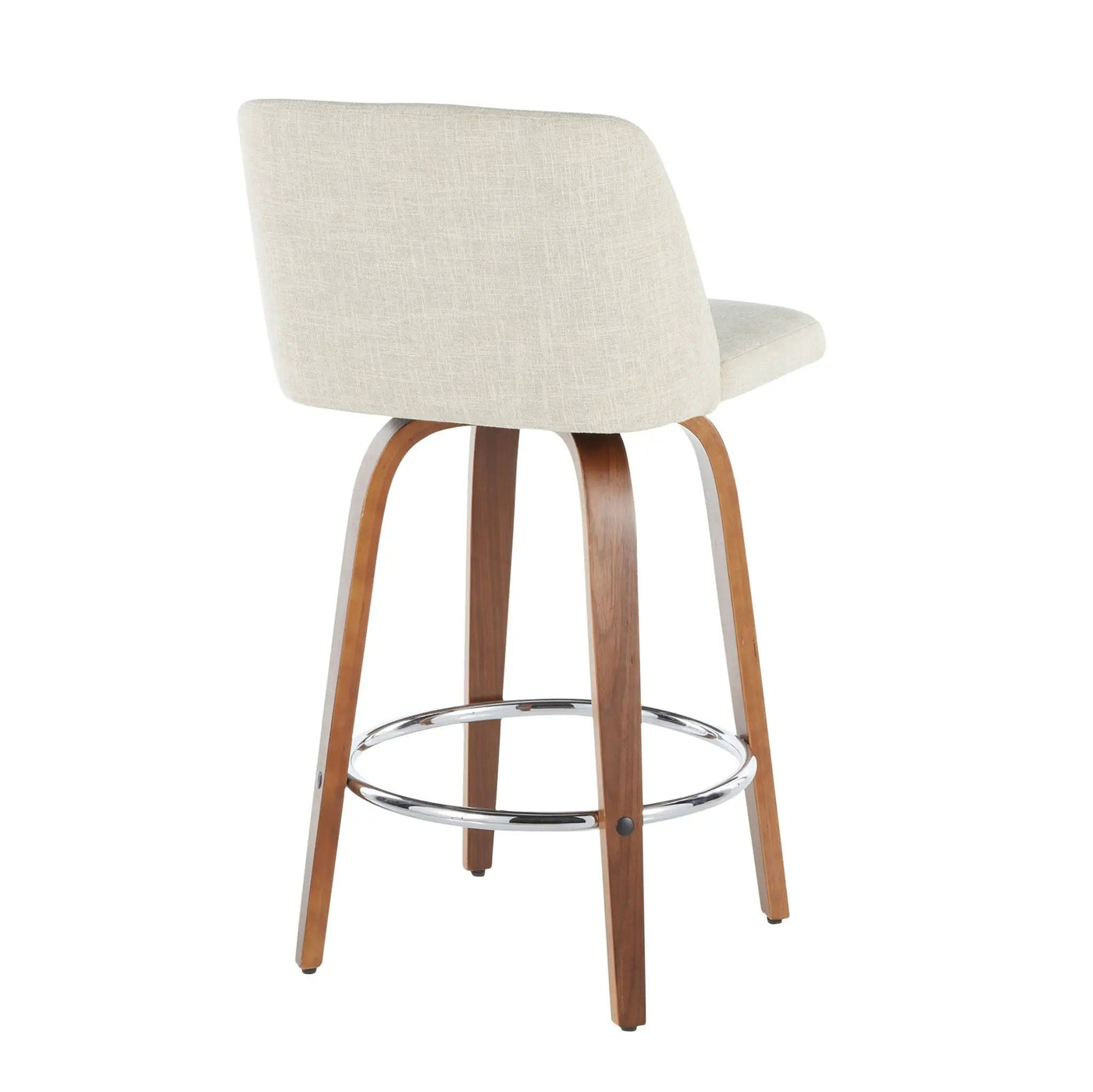 Toriano - Mid-Century Modern Counter Stool (Set of 2) by HouseOfZazla