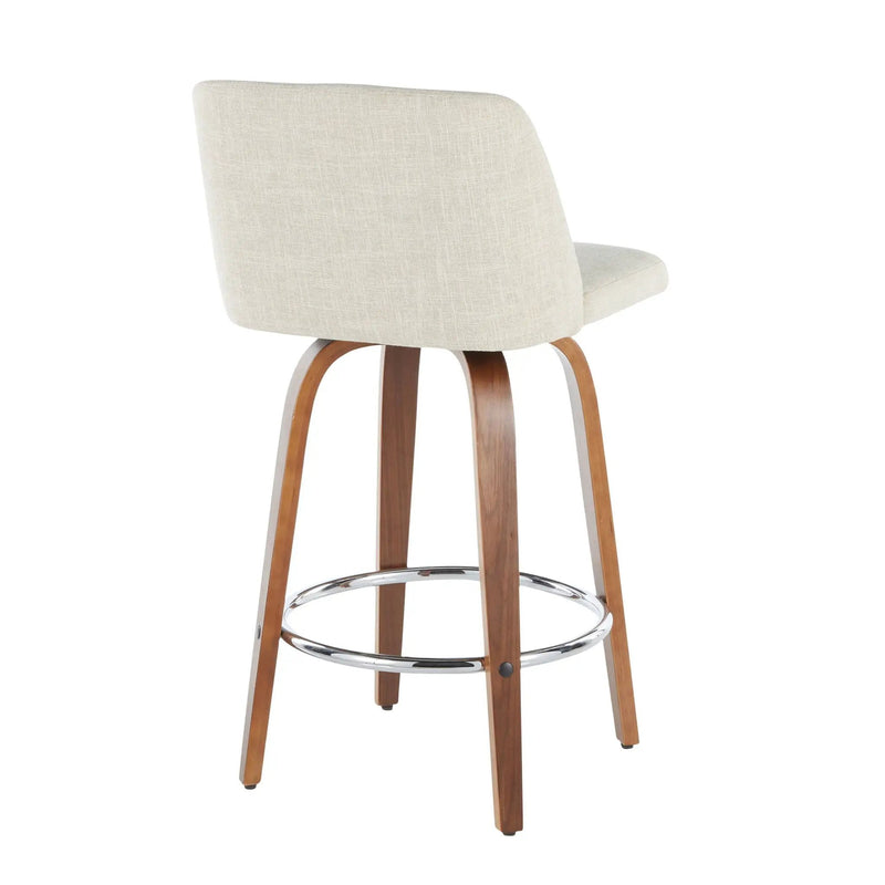 Toriano - Mid-Century Modern Counter Stool (Set of 2) by Unique Piece Furniture