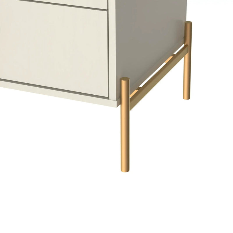 Jasper - Nightstand With 2 Drawers - Off White by HouseOfZazla