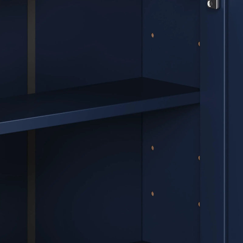 Bathroom Wall Storage Cabinet With Mirror And Adjustable Shelf, 6 Open Shelves by HouseOfZazla