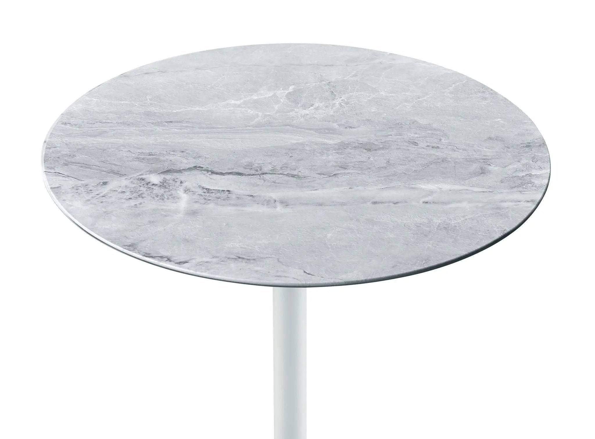 Orbit - 15.5" End Table With Height Adjustable Marble Textured Top by Unique Piece Furniture
