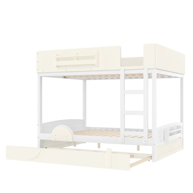 Queen Bunk Bed with Trundle by HouseOfZazla