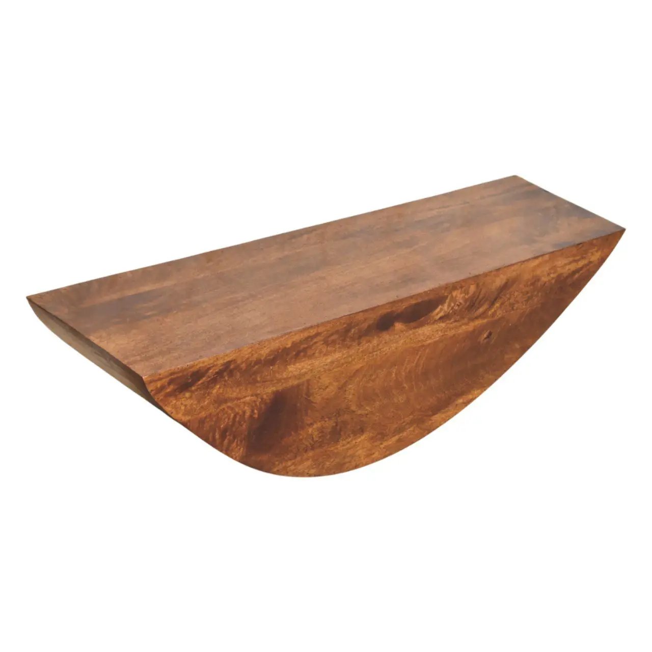 Crescent - Floating Wall Shelf - Brown by Unique Piece Furniture