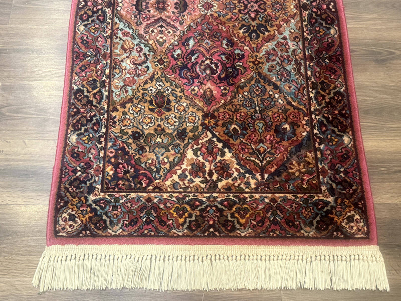 Karastan Rug 3x5 Multicolor Panel Kirman #717, Original 700 Series, Wool Pile, Discontinued by Jewel Rugs