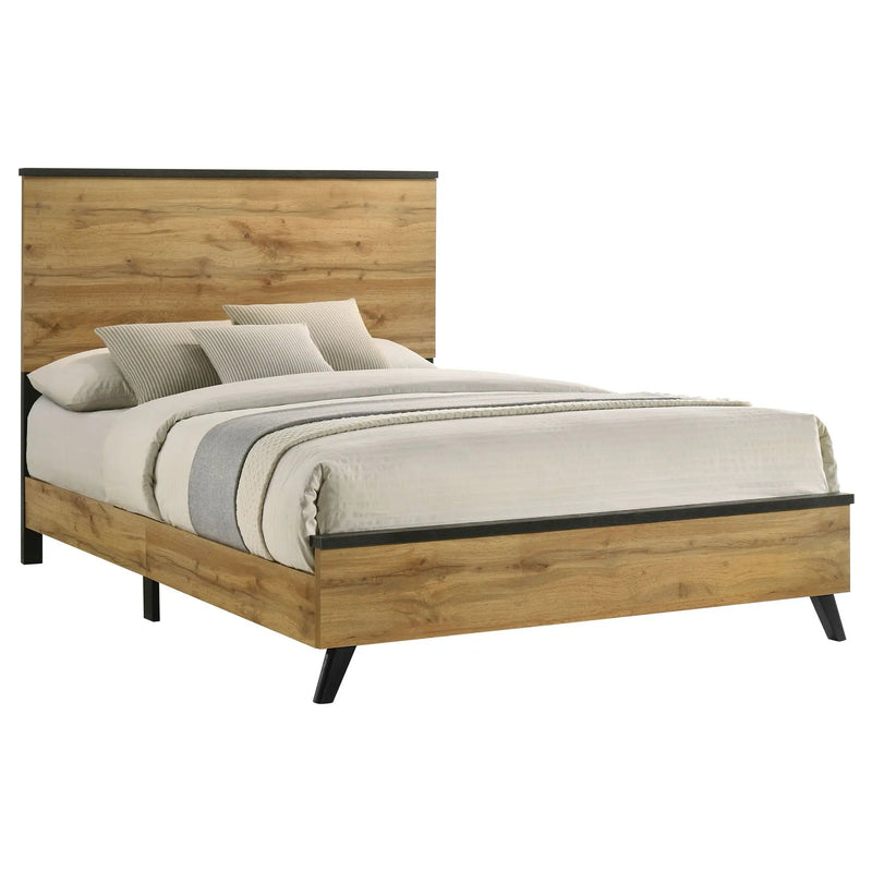Kaywood 52-inch Queen Panel Bed Natural Pine by Unique Piece Furniture