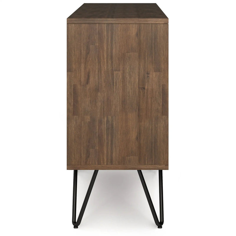 Chase - Low Bookcase - Rustic Natural Aged Brown by Unique Piece Furniture