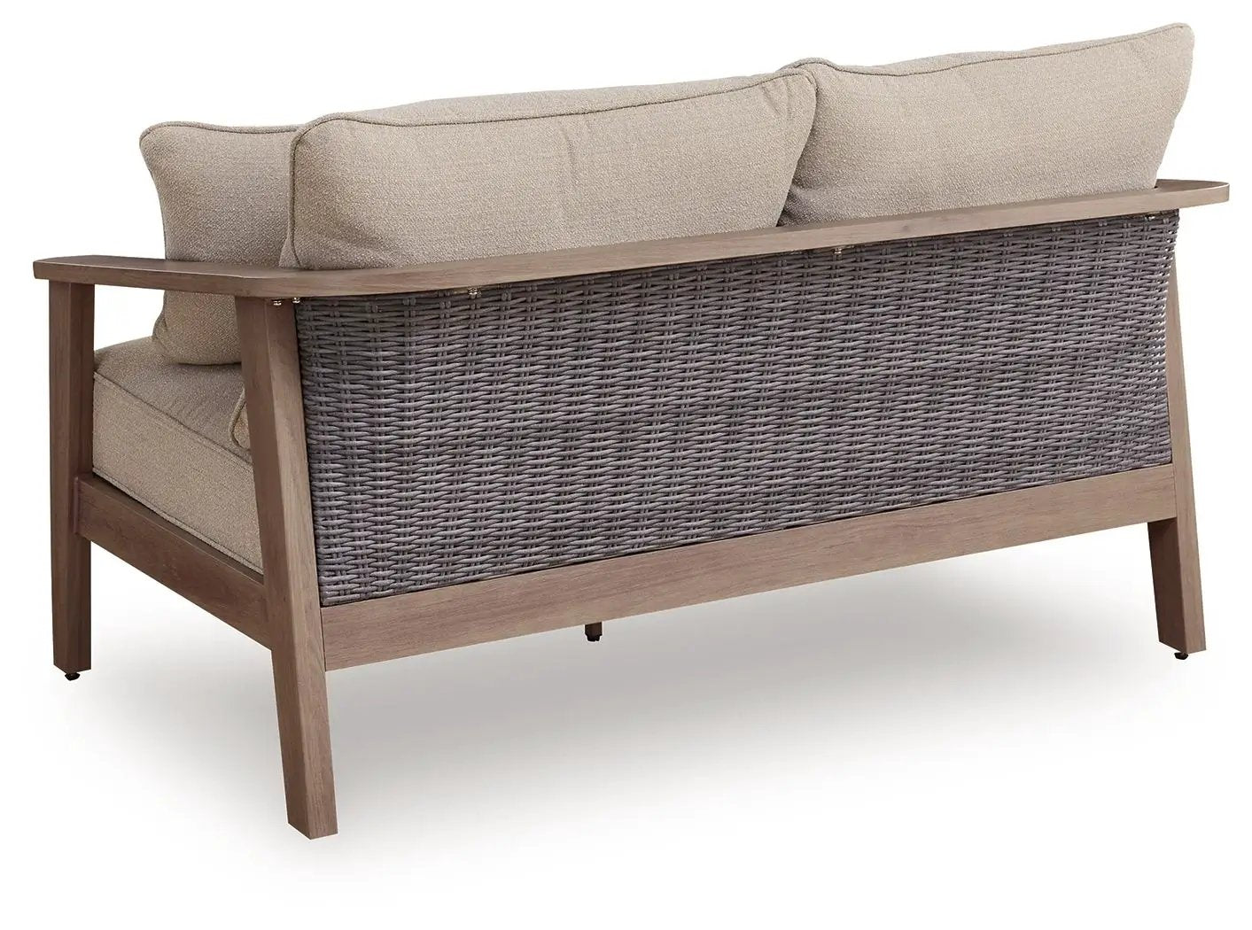 Harmony Headlands - Loveseat With Cushion - Natural / Gray by Unique Piece Furniture