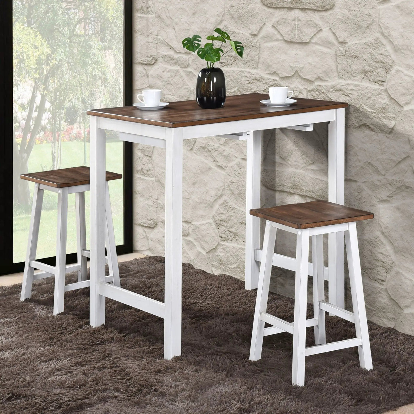3 Pieces Counter Height Set by Unique Piece Furniture