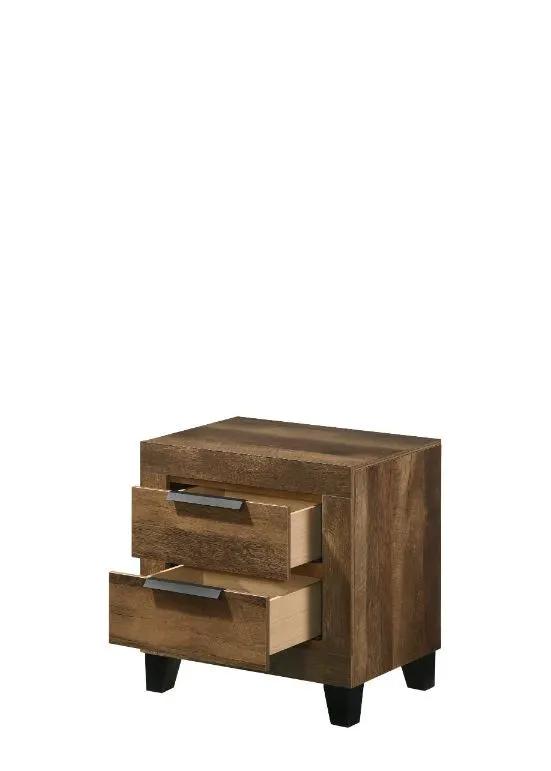 Morales - Nightstand - Rustic Oak by Unique Piece Furniture