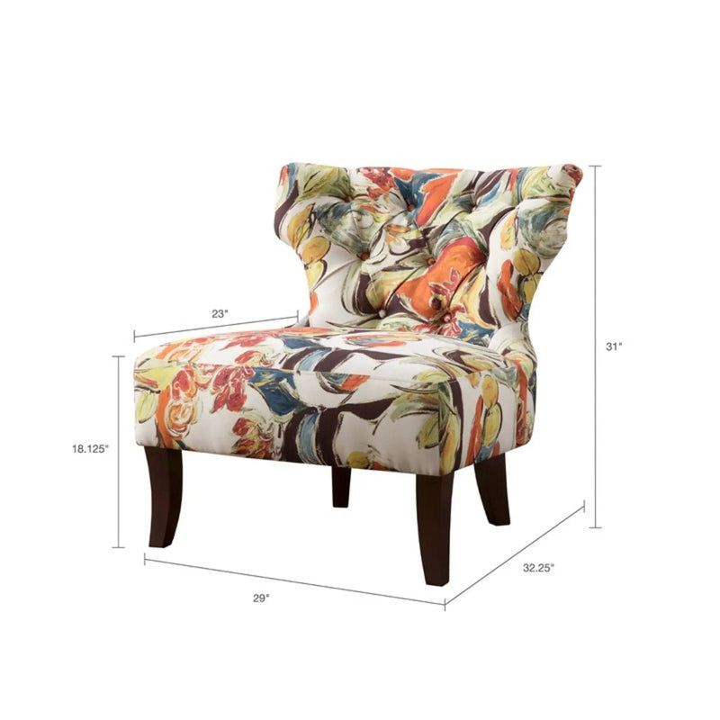 Erika - Accent Chair With Printed Upholstery - Multi by Unique Piece Furniture