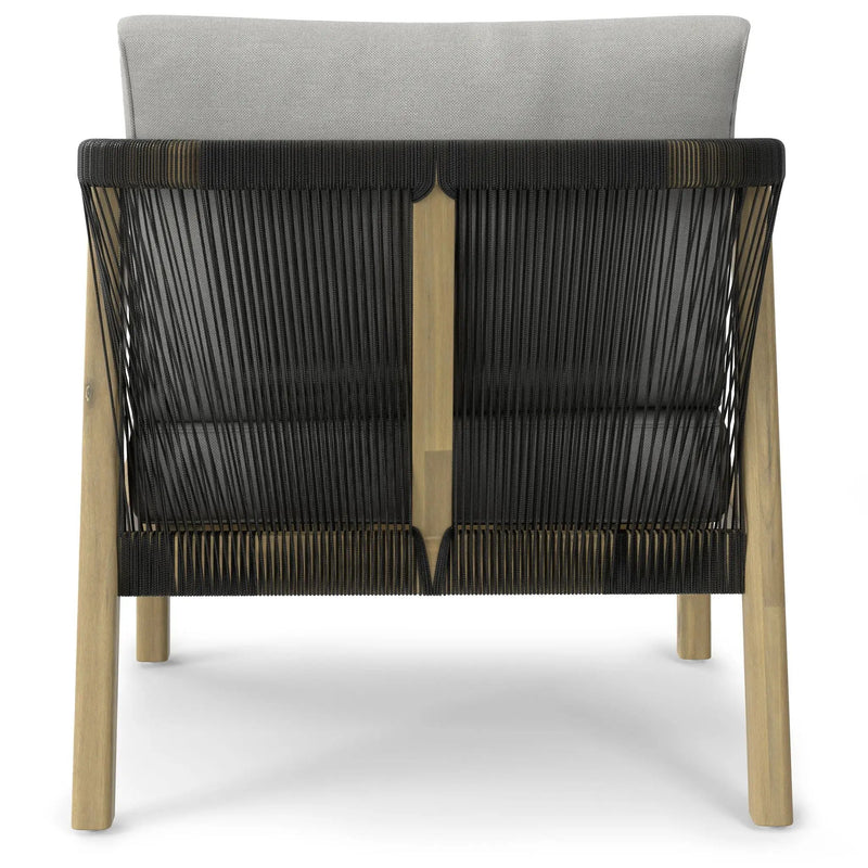 Palmetto - Outdoor Conversation Chair (Set of 2) - Stone Gray by Unique Piece Furniture