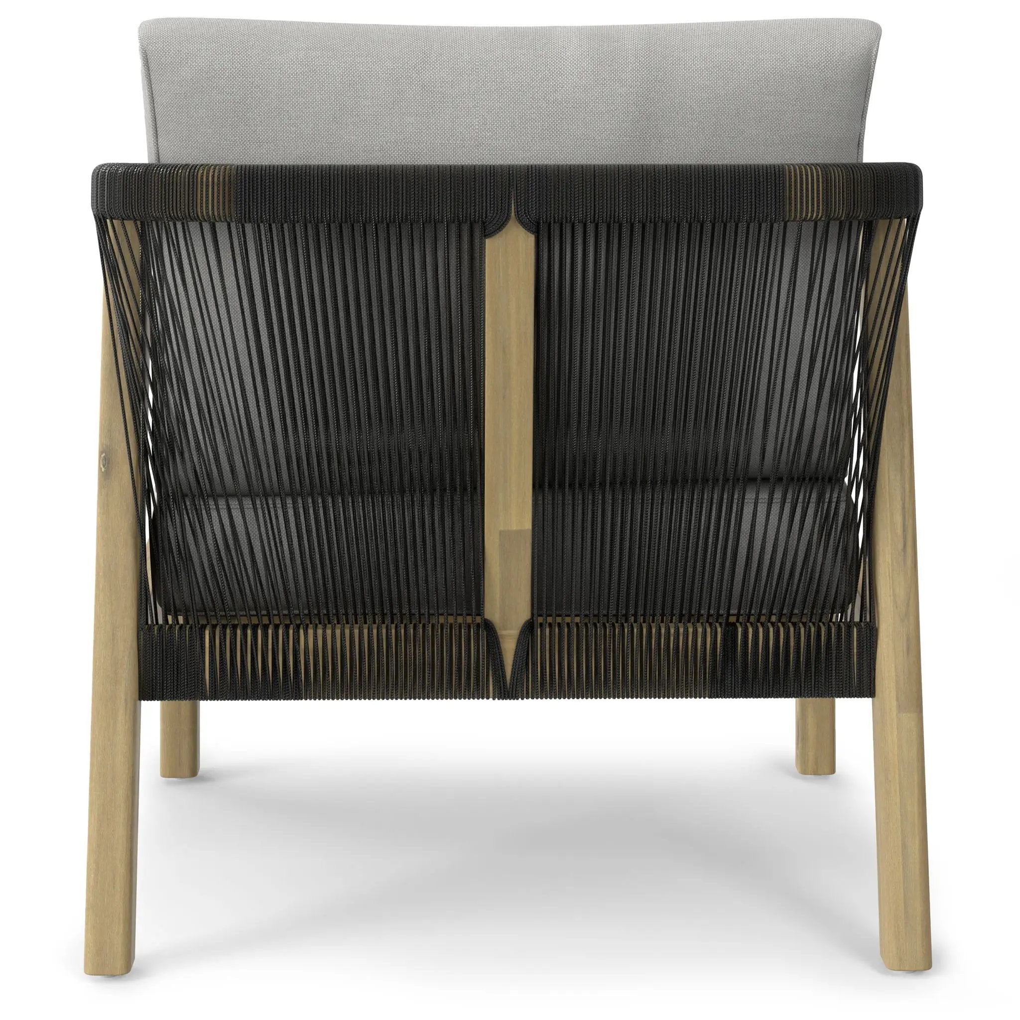 Palmetto - Outdoor Conversation Chair (Set of 2) - Stone Gray by HouseOfZazla