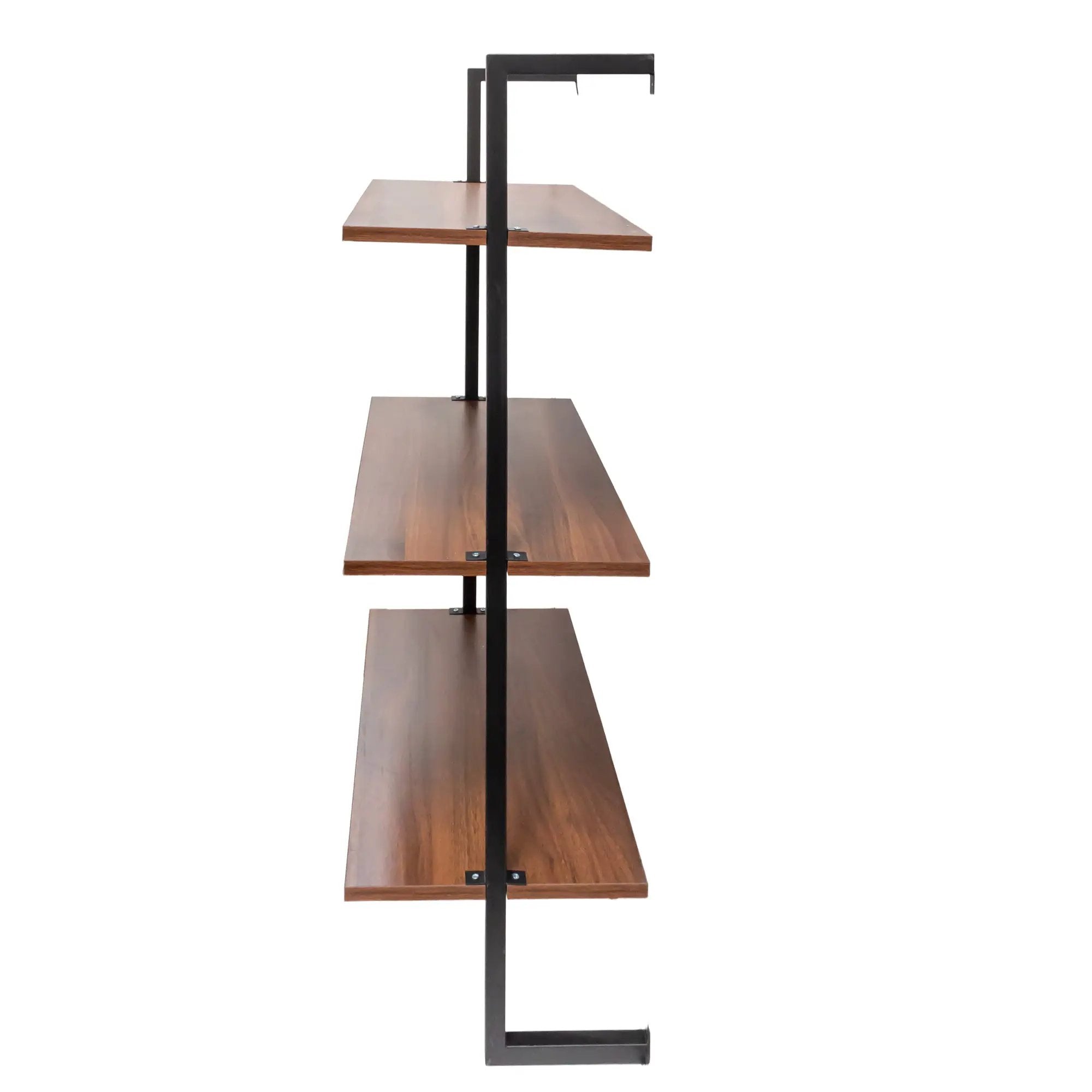 3 Tier and 2 Tier Bathroom Shelves Metal, Wood Hanging Storage Bookshelf by HouseOfZazla