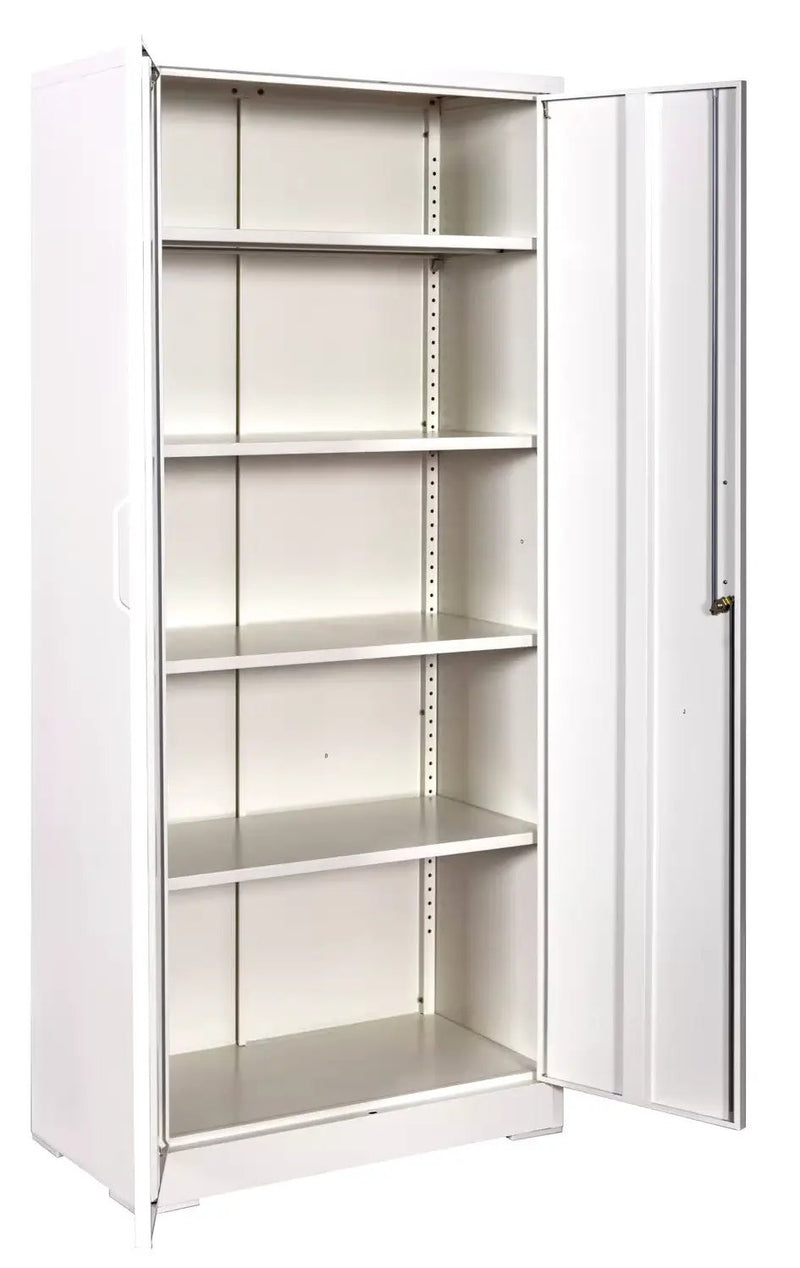 Container Furniture Direct Ironclad 71" Metal Storage Cabinet with Locking Doors and 4 Adjustable Shelves by HouseOfZazla