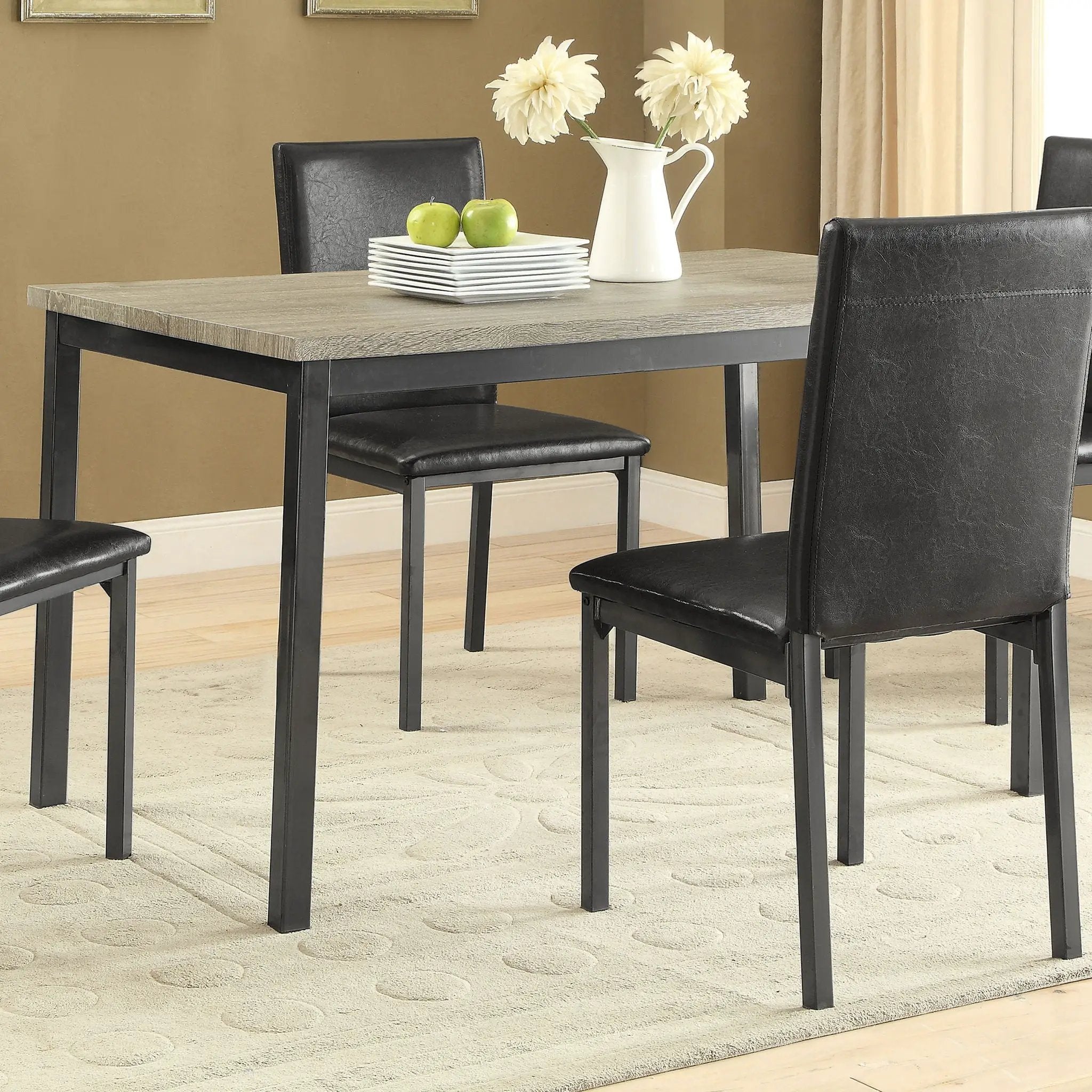 Rectangle Dining Table - Gray by HouseOfZazla