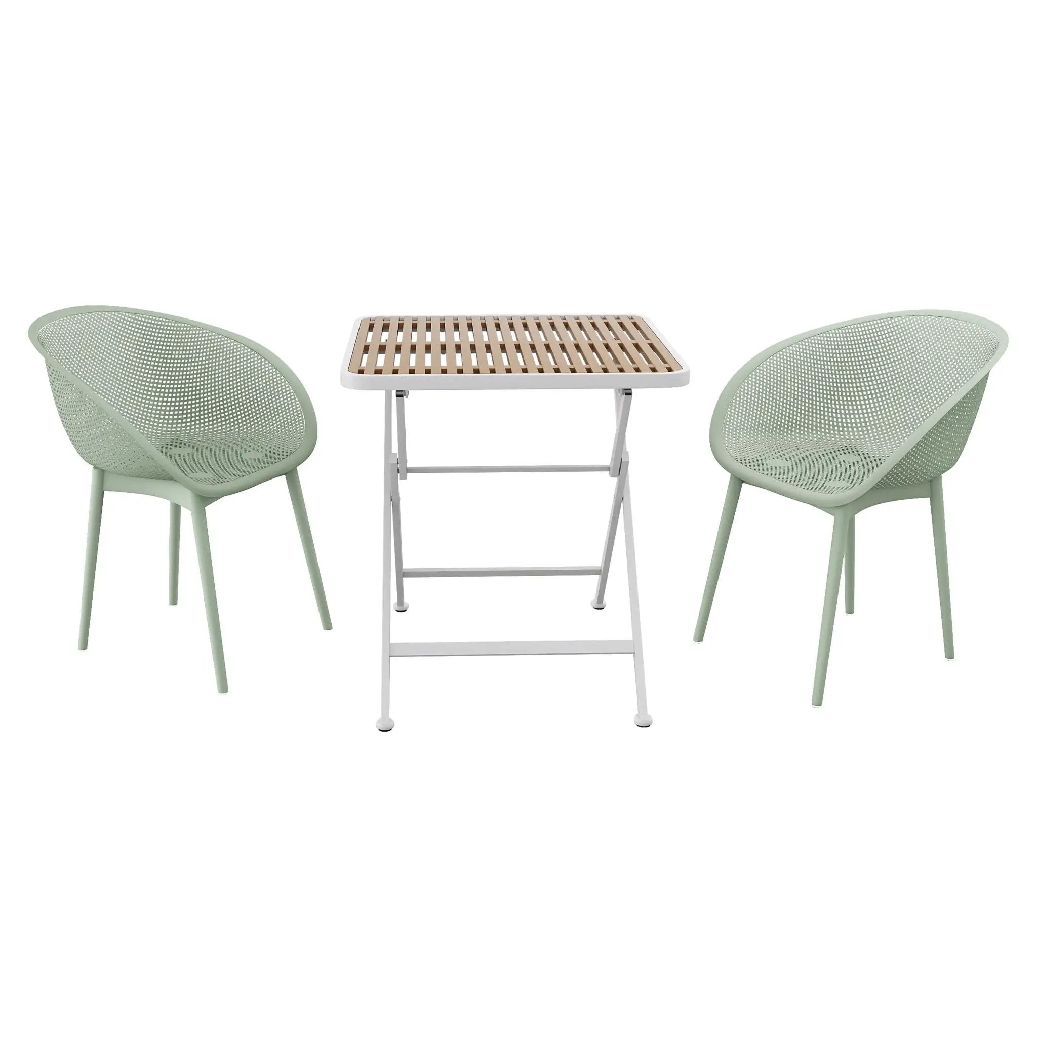 2 Pack Lounge Chair Set & Folding Square Table by HouseOfZazla