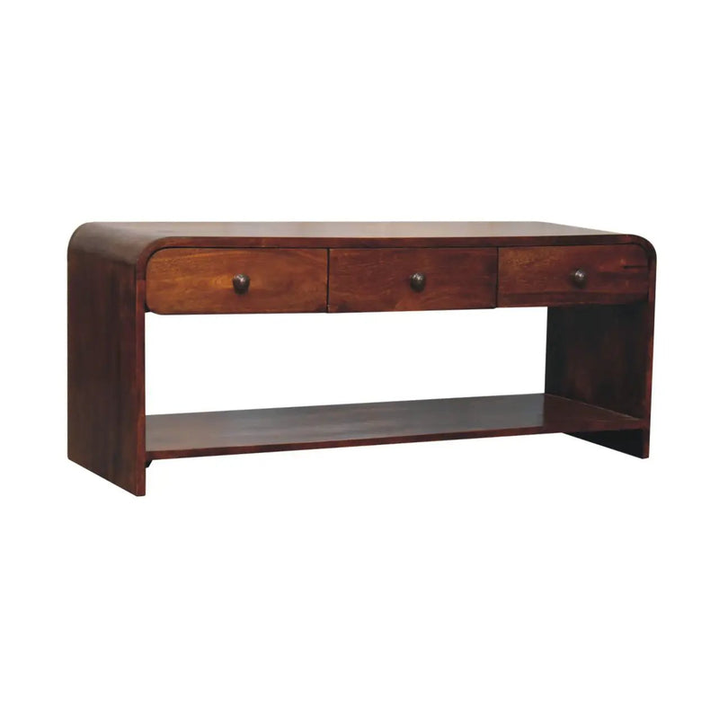 Aspen - Slim Media Unit - Dark Brown by HouseOfZazla