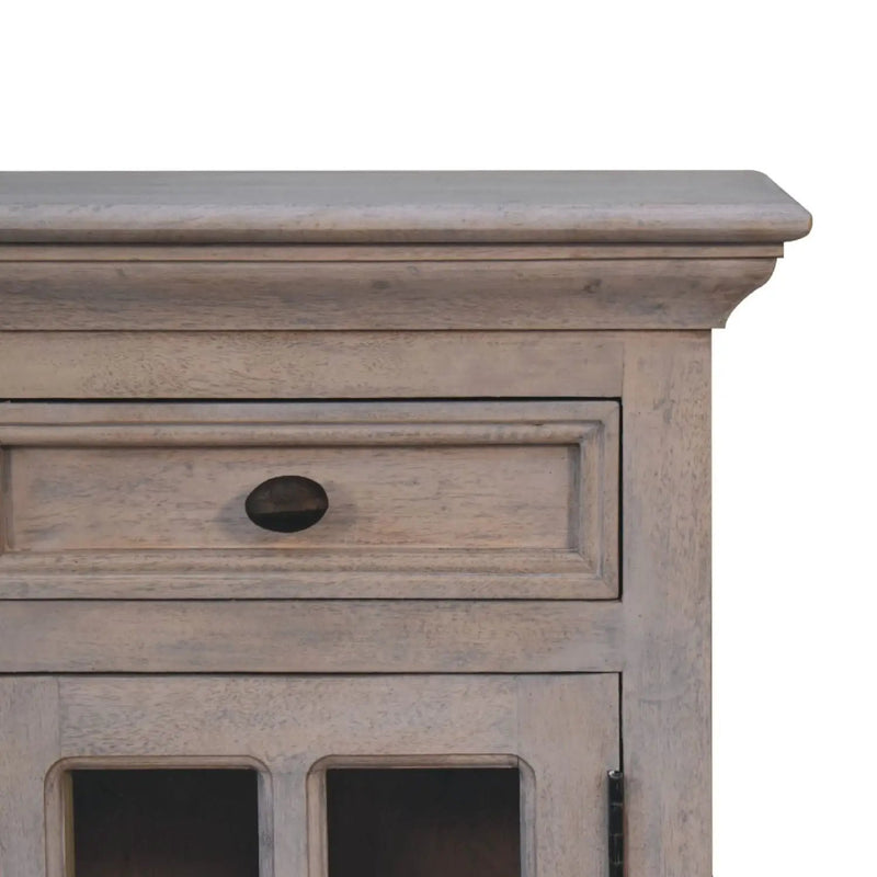 Glazed Bedside Table - Stone White by HouseOfZazla