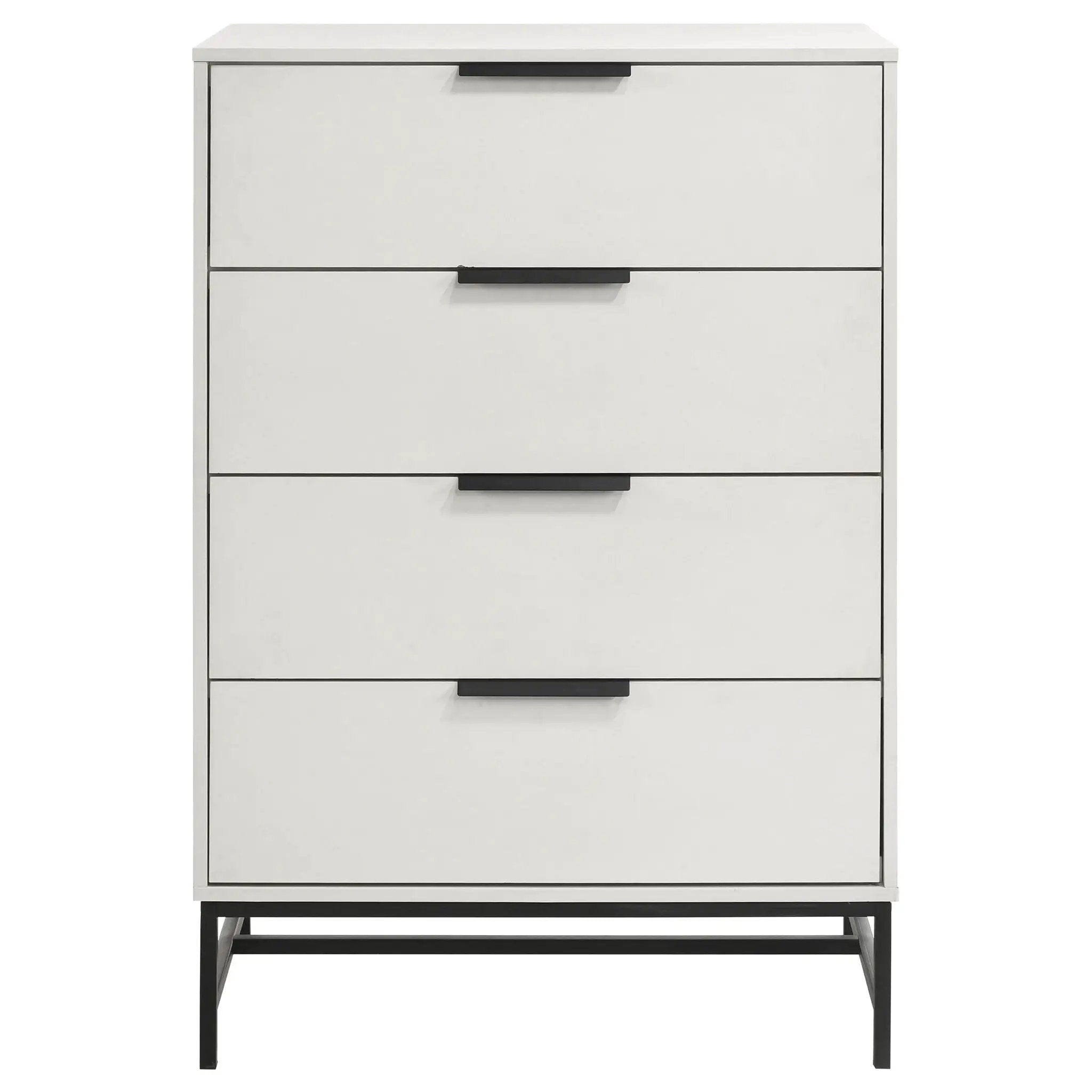 Sonora 4-drawer Bedroom Chest White by Unique Piece Furniture