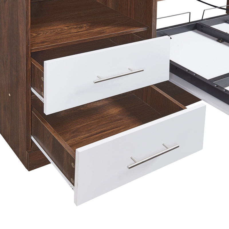 Murphy Wall Bed With Cabinet by HouseOfZazla