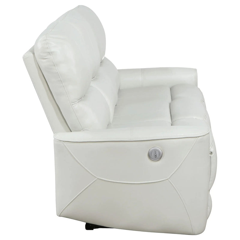 Greenfield Upholstered Power Reclining Sofa Dove Grey by Unique Piece Furniture