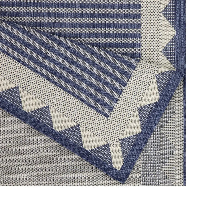 Sunshine - 5'3" X 7'3" Indoor, Outdoor Area Rug - Blue by HouseOfZazla