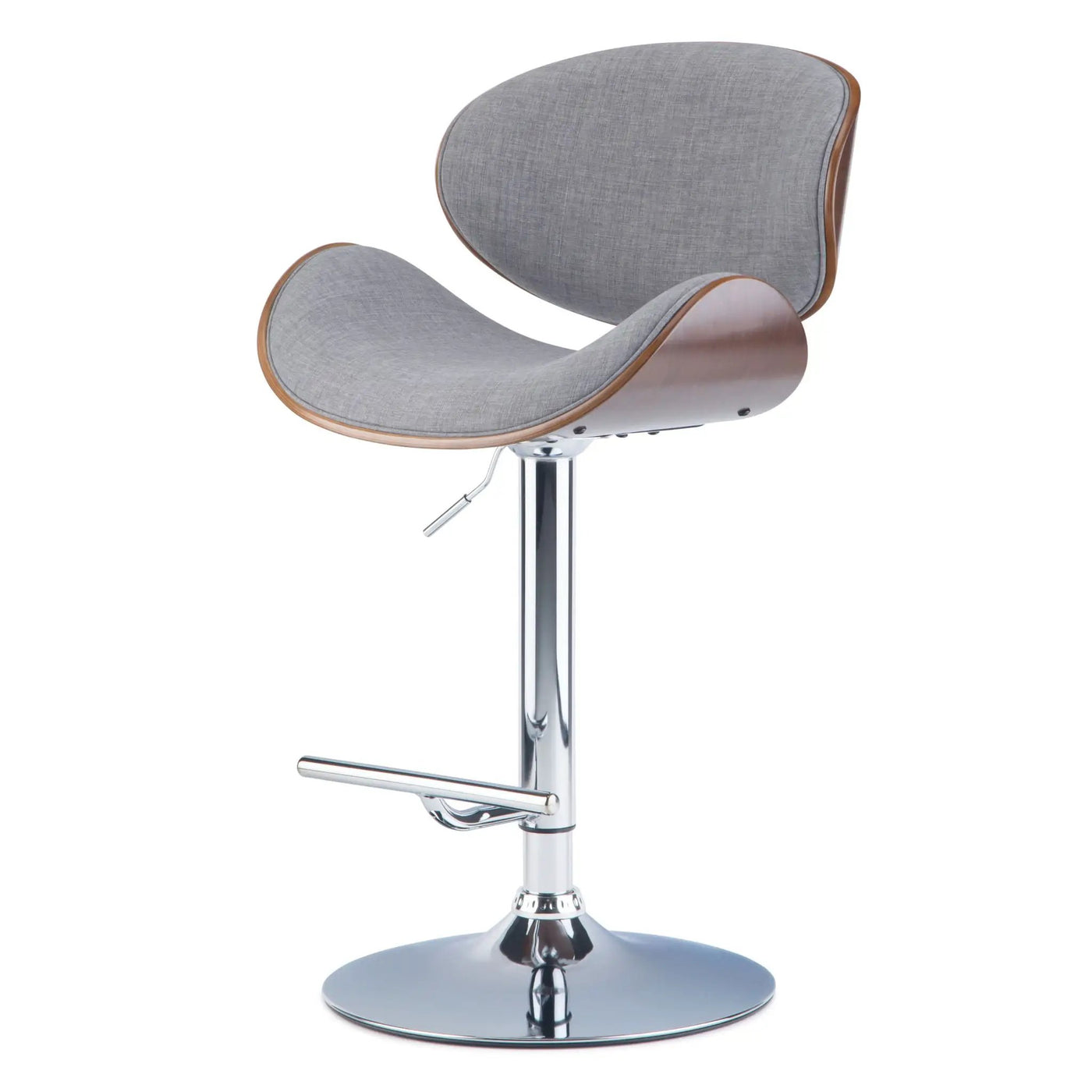 Marana - Multifunctional Handcrafted Bentwood Adjustable Swivel Bar Stool by HouseOfZazla