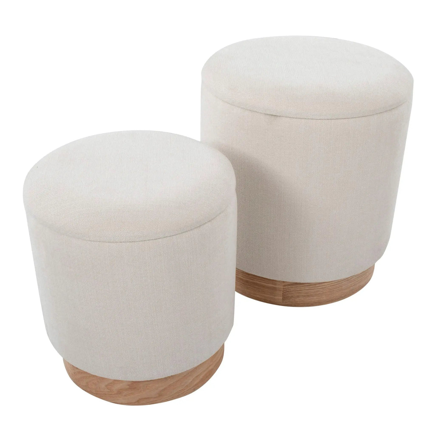 Marla - Contemporary, Nesting Ottoman Set by HouseOfZazla