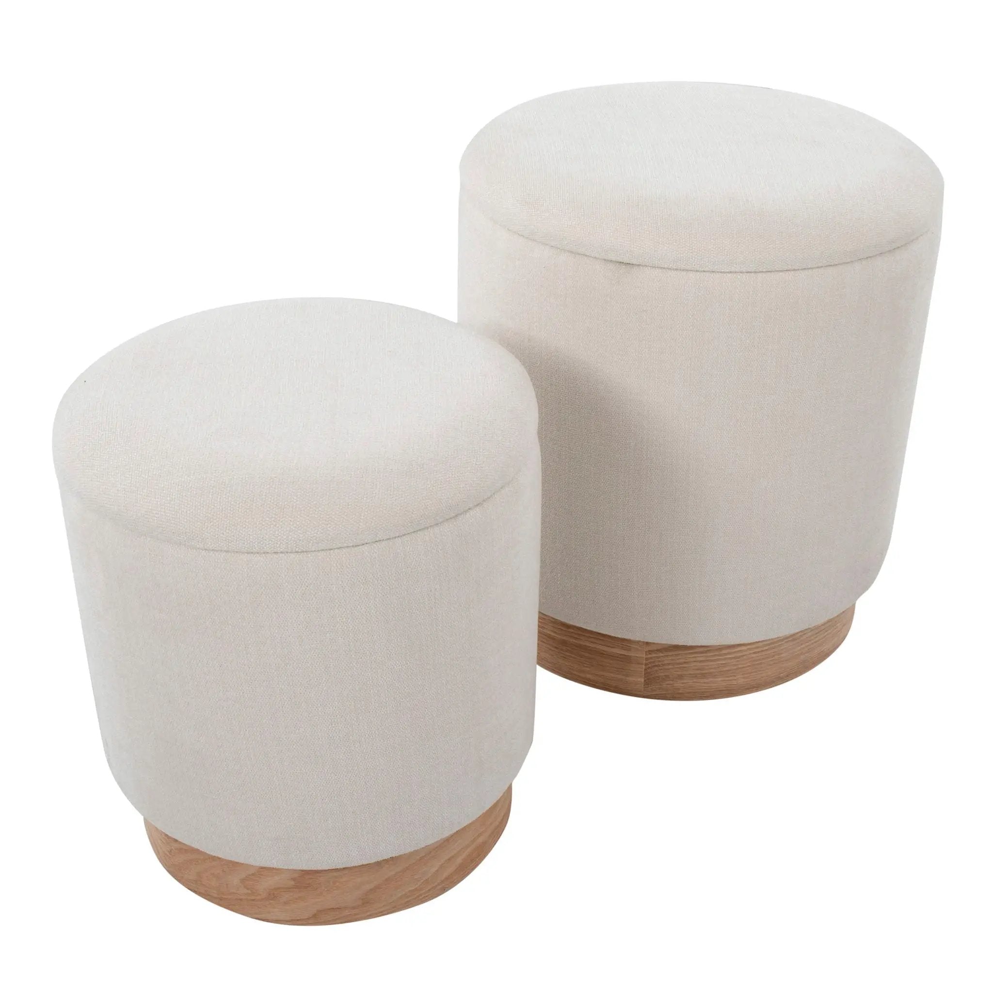 Marla - Contemporary, Nesting Ottoman Set by HouseOfZazla
