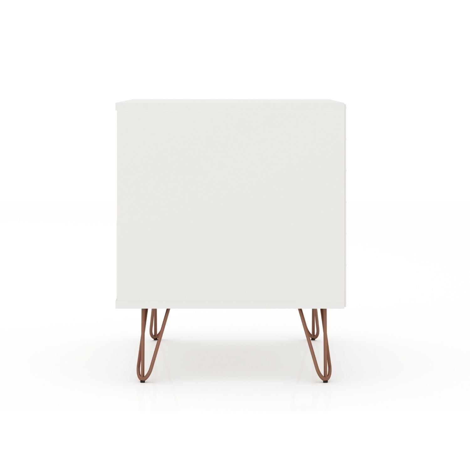 Rockefeller - Nightstand With 1 Drawer - White by HouseOfZazla