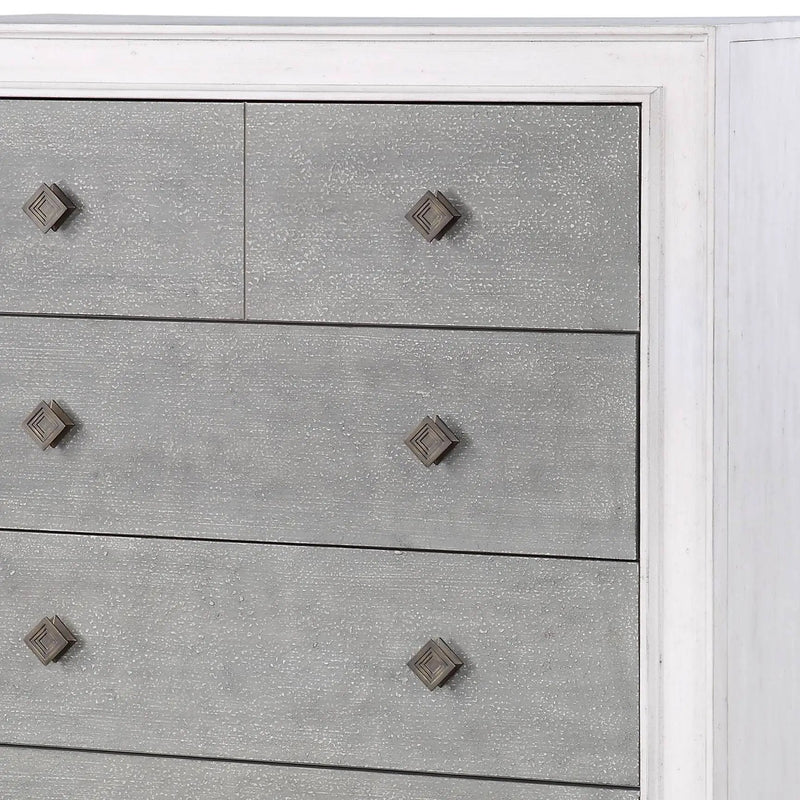 Katia - Weathered Chest - White by Unique Piece Furniture