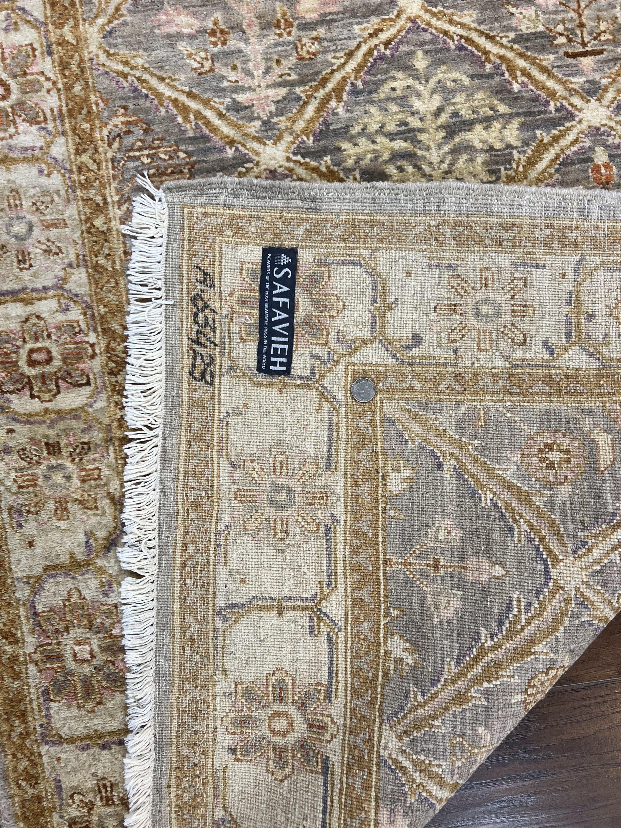 Pakistani Peshawar Rug 3.6 x 5, Safavieh Wool Handmade Hand Knotted Vintage Rug, Panel Design Oriental Carpet, Pair C by Jewel Rugs