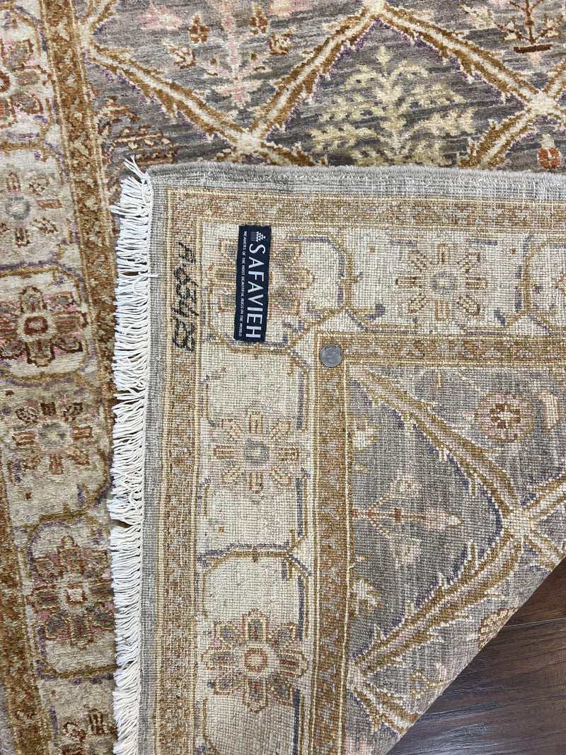 Pakistani Peshawar Rug 3.6 x 5, Safavieh Wool Handmade Hand Knotted Vintage Rug, Panel Design Oriental Carpet, Pair C by Jewel Rugs