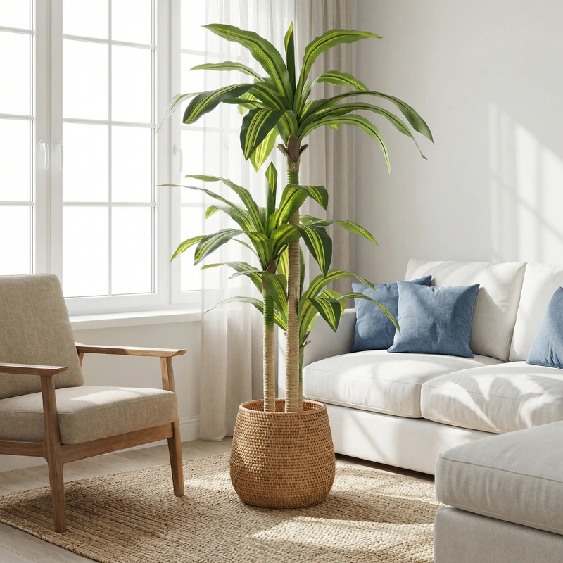 5' Artificial Dracaena Tree by HouseOfZazla