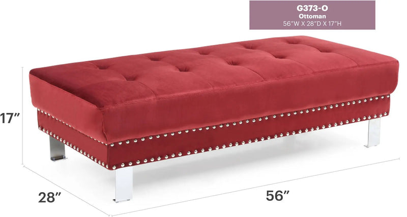 Elegant Contemporary Ottoman by HouseOfZazla