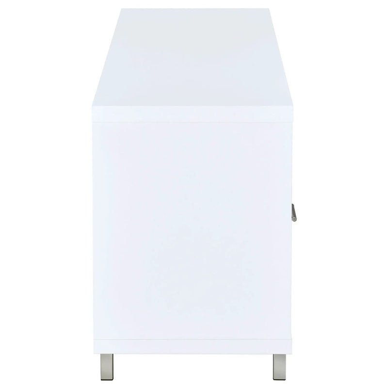 Casey 2-drawer Engineered Wood 60-inch TV Stand White by Unique Piece Furniture