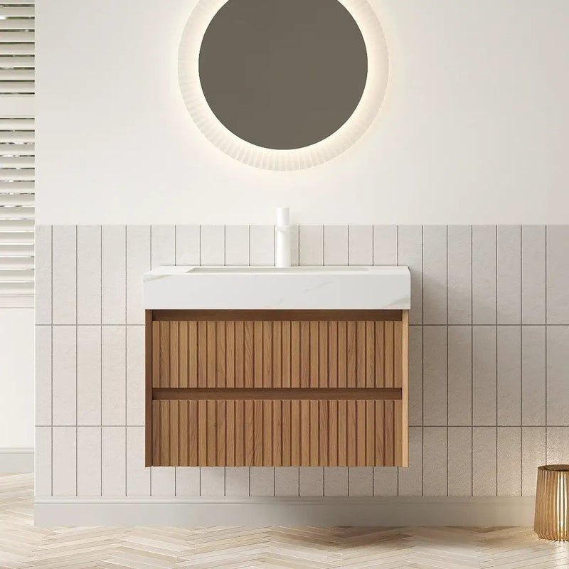 Tilley 30" Bathroom Vanity & Sink with 2 Drawers by HouseOfZazla