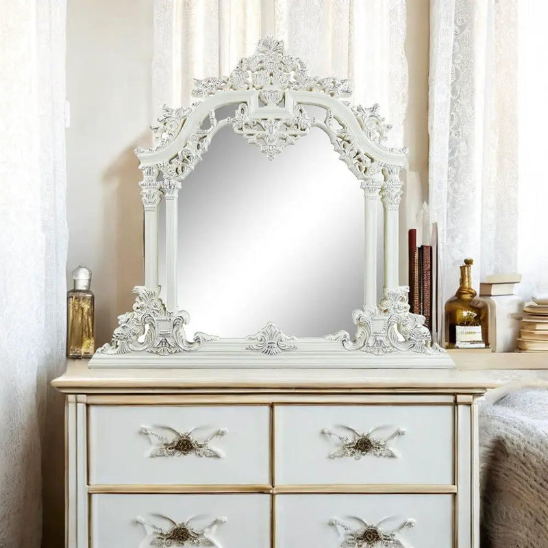 Vanaheim - 54" Mirror - Antique White by Unique Piece Furniture