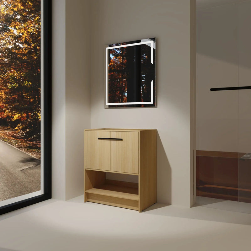 Modern Freestanding Bathroom Vanity With 2 Doors by Unique Piece Furniture
