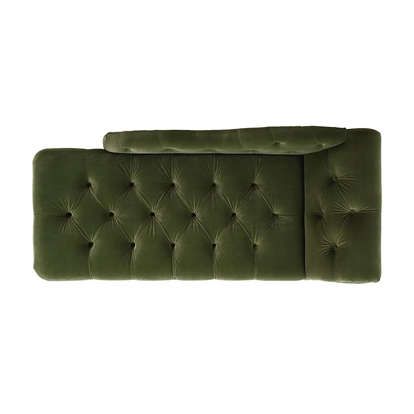 Samuel - Tufted Roll Arm Chaise Lounge by HouseOfZazla