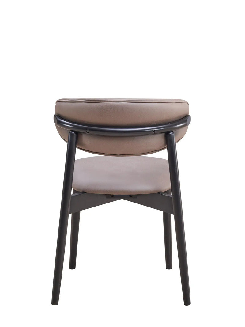 Lanae - Polished Microfiber Side Chair (Set of 2) - Gray by Unique Piece Furniture