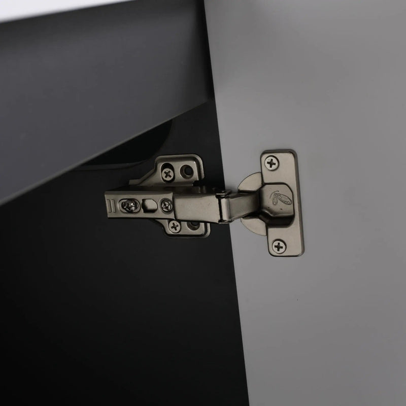 Contemporary Freestanding Bathroom Vanity With Resin Sink & Soft-Close Cabinet Doors by HouseOfZazla