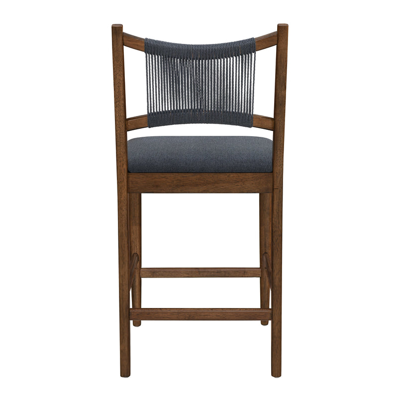 Arno Indoor Upholstered Wooden Counter Stool by HouseOfZazla