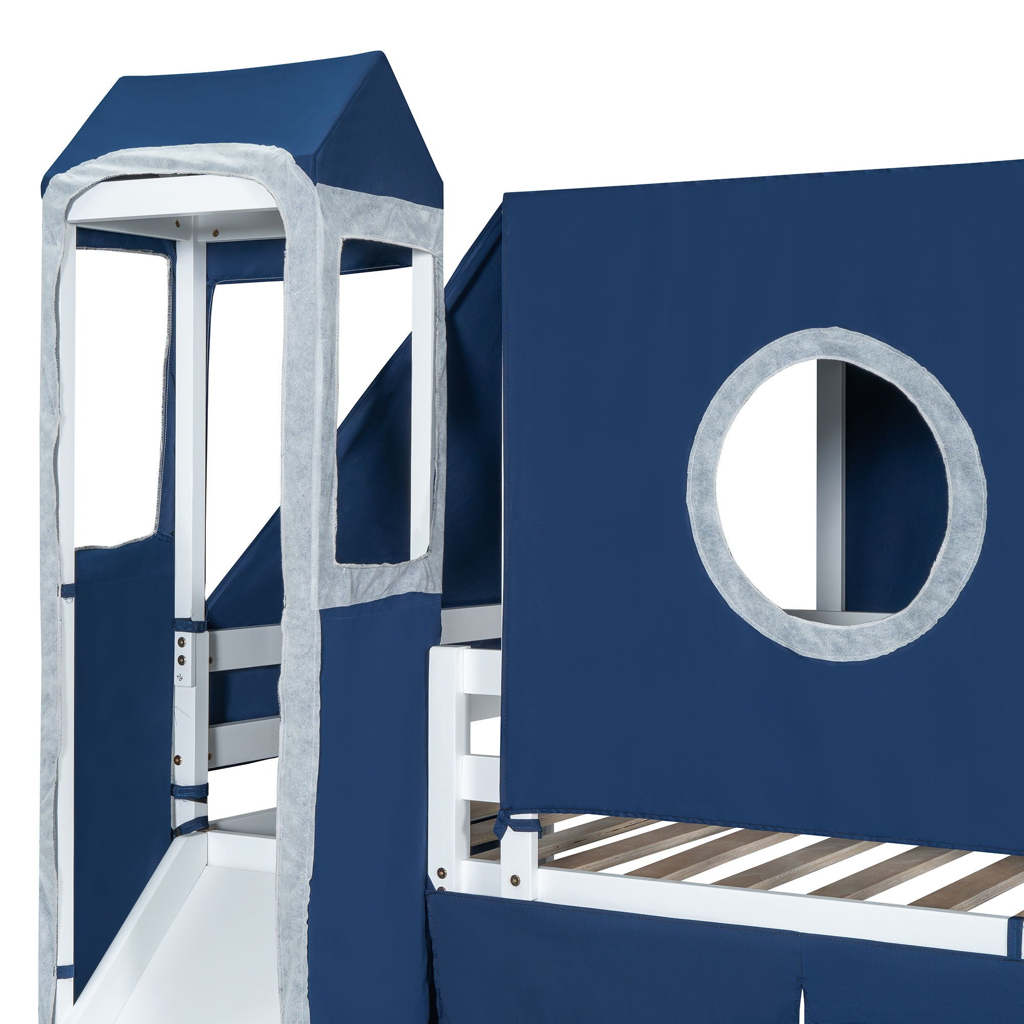 Loft Bed With Tent And Tower