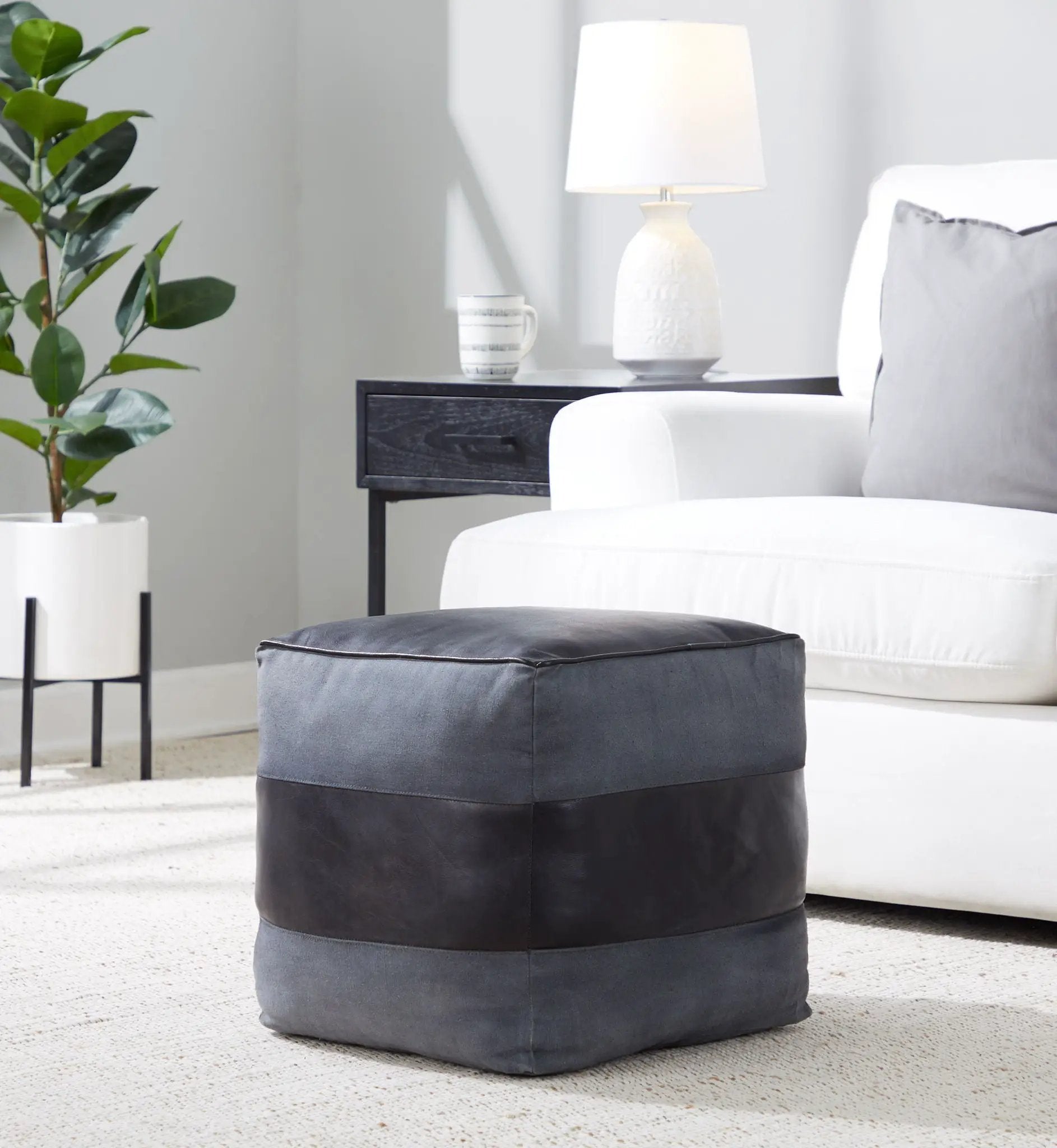Cobbler - Industrial Pouf by Unique Piece Furniture