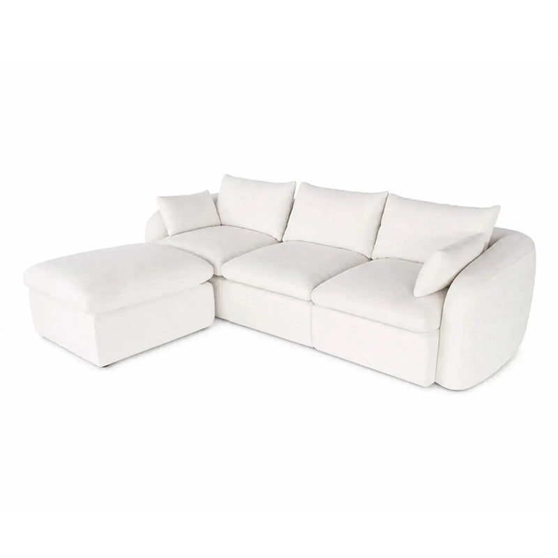 Fully Sponge Compressed Sectional Sofa by HouseOfZazla