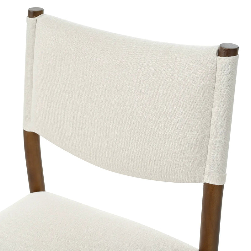 Modern Dining Chair with Thick Seat Cushion and Solid Wood Legs, Set of 2 by HouseOfZazla