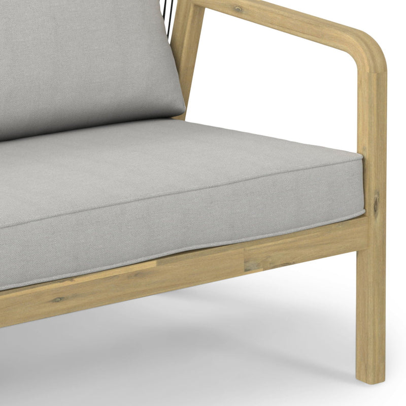 Palmetto - Outdoor Sofa - Stone Gray by HouseOfZazla
